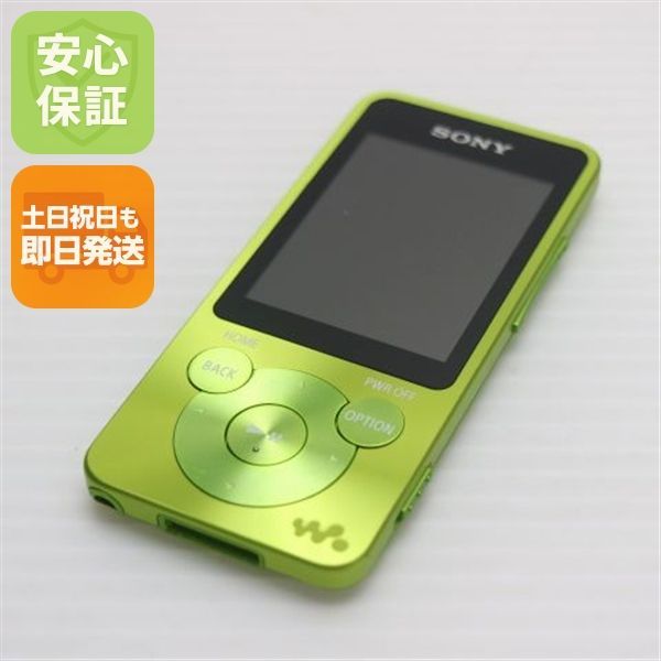 美品 NW-S14 グリーン 即日発送 walkman SONY 本体 土日祝発送OK 09000