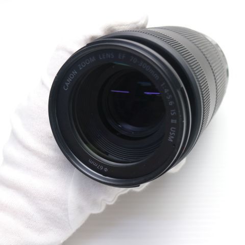 超美品 キャノン EF70-300mm F4-5.6 IS II USM 望遠ズームレンズ EF