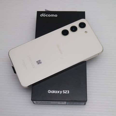 新品未使用 SC-51D Galaxy S23 クリーム DoCoMo スマホ SAMSUNG 即日