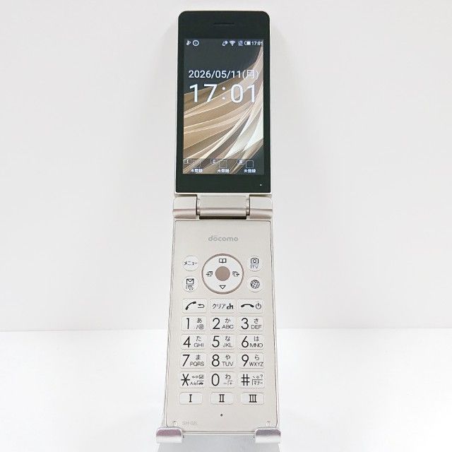 AQUOS ケータイ SH-02L ドコモ ゴールド 送料無料 本体 c19606