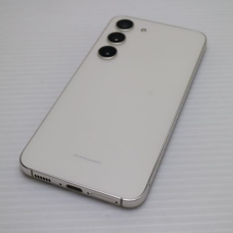 超美品 Galaxy S23 クリーム SIMフリー スマホ SAMSUNG 即日発送 土日祝発送OK 09000