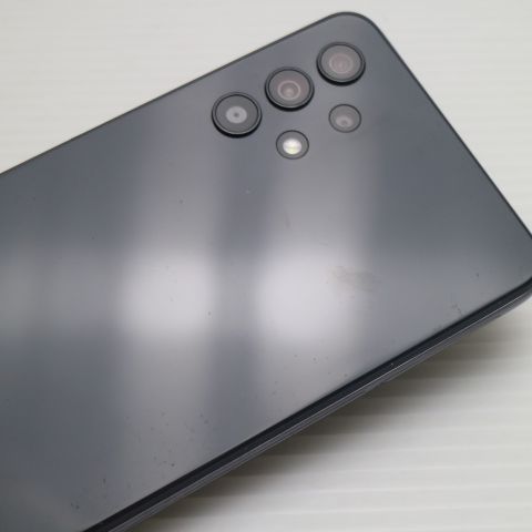 携帯電話、スマートフォン 美品 Galaxy A32 5G SCG08 オーサムブラック