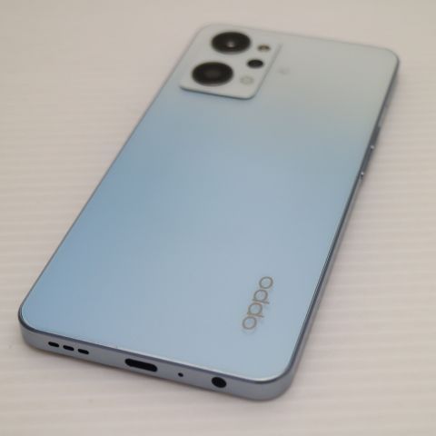 超美品 OPPO Reno7A A201OP ブルー スマホ 土日祝発送 即日発送 09000