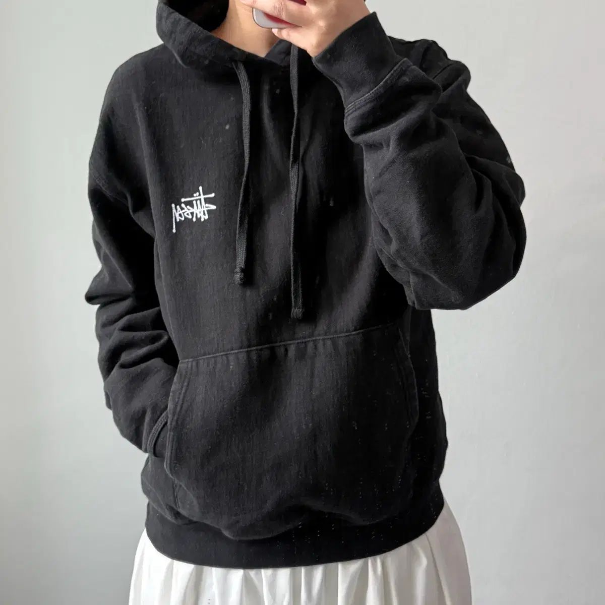 M STUSSY ブラック WHO Tシャツ