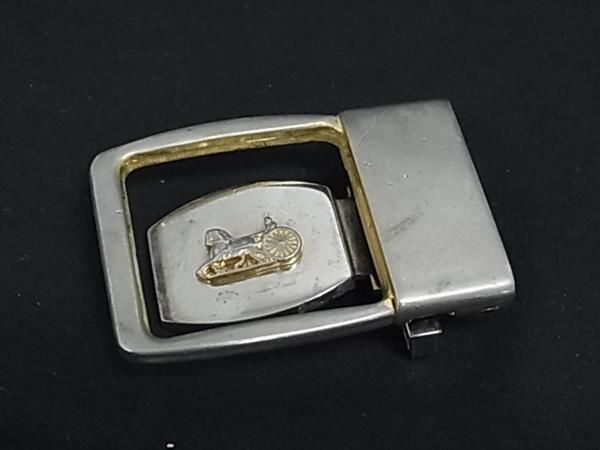 CELINE セリーヌ ヴィンテージ 馬車金具 バックルのみ ベルトバックル ベルト金具 メンズ レディース シルバー系 DN0650