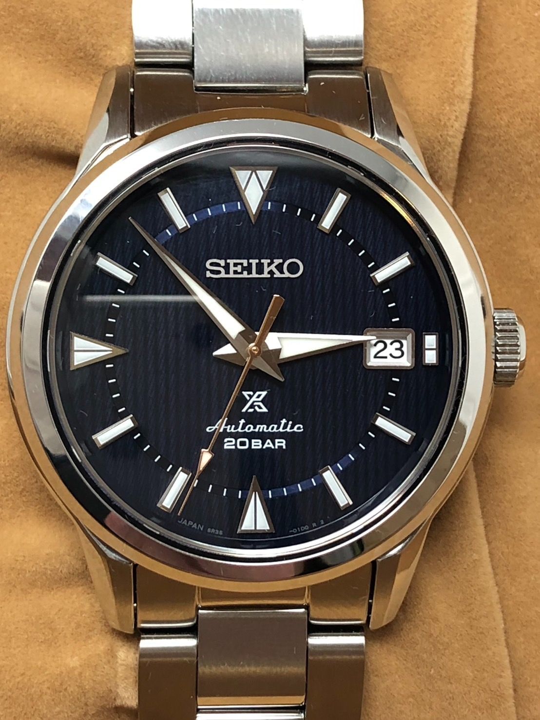 ◆SEIKO セイコー プロスペックス アルピニスト SBDC159 自動巻き 腕時計 ステンレススティール メンズ 箱,説明書付き 中古◆21307★
