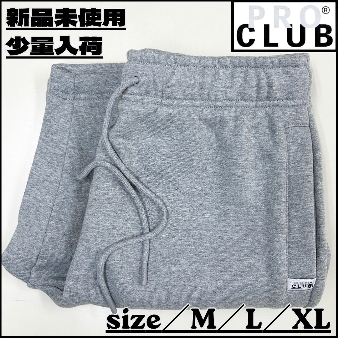 新作】【PRO CLUB ／プロクラブ・スウェットハーフパンツ（グレー