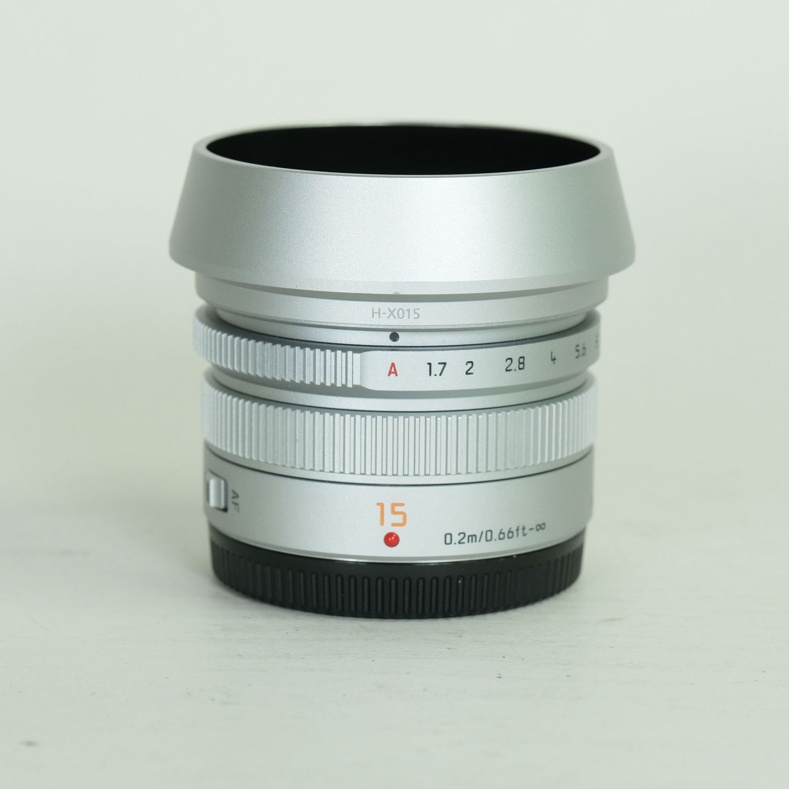 [美品] Panasonic LEICA DG SUMMILUX 15mm F1.7 ASPH. [シルバー] | マイクロフォーサーズマウント