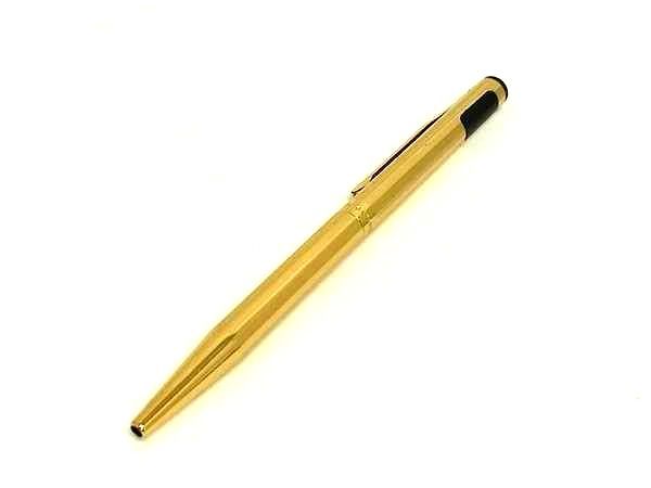 ■美品■ SHEAFFER シェーファー ツイスト式 ボールペン 筆記用具 文房具 ステーショナリー メンズ レディース ゴールド系 DN1625