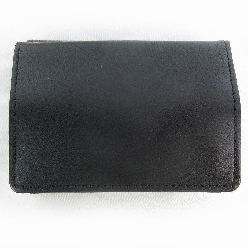 スロウ SLOW HERBIE ハービー hold mini wallet SO739I 3つ折り財布 ミニ ウォレット コンパクト ブラック 黒 レザー 牛革