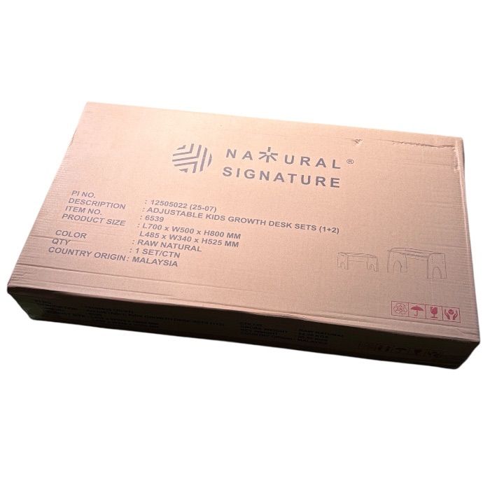 Natural Signature】キッズ育成デスクセット 天然木 ｜ NovaRoom 
