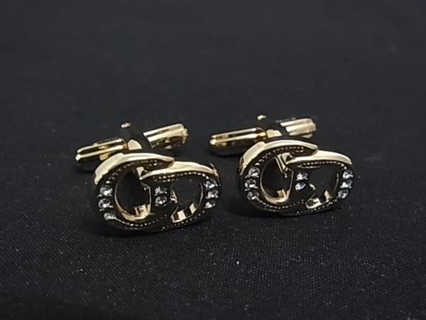 □極美品□ ChristianDior クリスチャンディオール ラインストーン