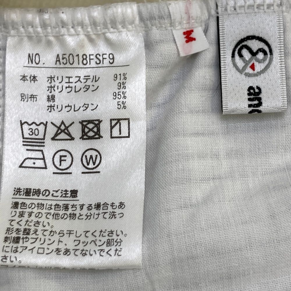サイズ：M AND PER SE アンパスィ ストレッチパンツ チェック柄