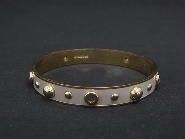 COACH コーチ バングル アクセサリー レディース グレージュ系×ゴールド系 DN1676