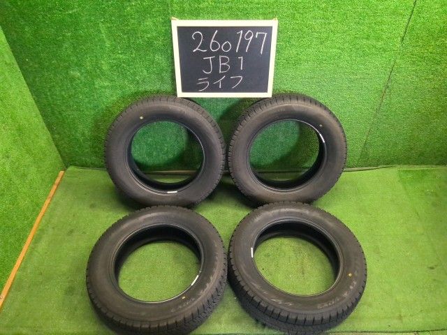 【中古】スタッドレス タイヤ 13インチ 24年製 ブリヂストン VRX2 155/65R13 自社品番260197 R504P