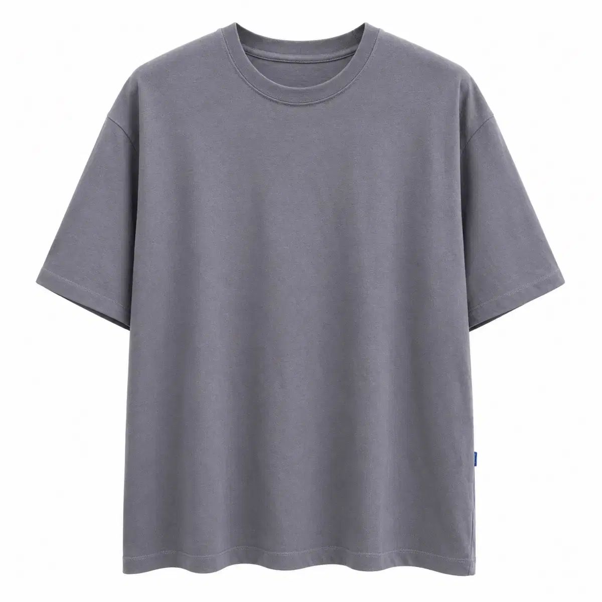 ドキュメント オーバーサイズ 半袖Tシャツ チャコール M-低価限定品