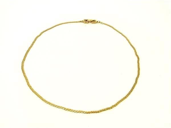 ■美品■ GIVENCHY ジバンシィ ヴィンテージ チェーン ネックレス アクセサリー メンズ レディース ゴールド系 DN1546
