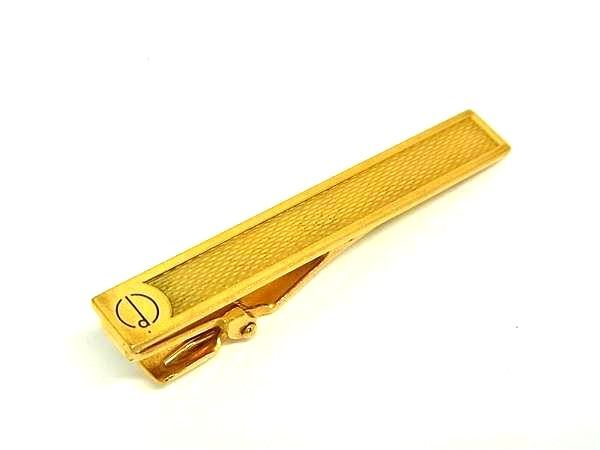 dunhill ダンヒル ネクタイピン タイクリップ アクセサリー ビジネス 紳士 メンズ ゴールド系 DN1556
