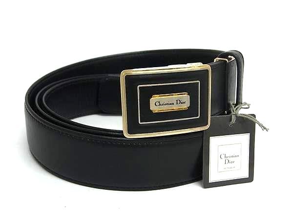 Christian Dior レザー ベルト 即日発送可能 Christian Dior（クリスチャン・ディオール） ロゴ ベルト CD