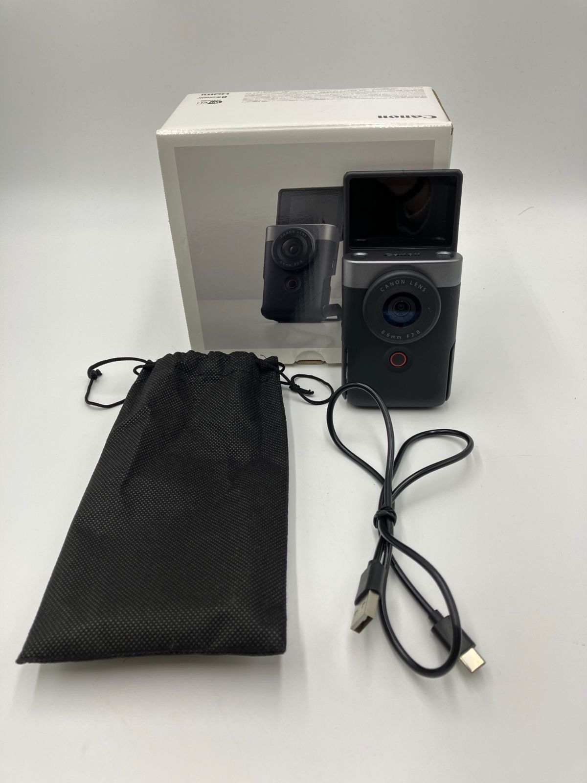 【動作確認済】Canon PowerShot V10 コンパクトデジタルカメラ ブラック