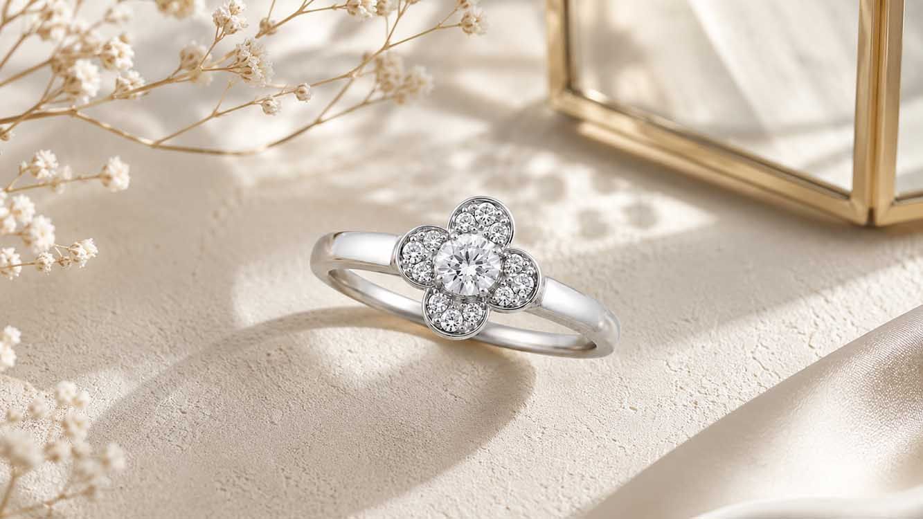 ヴァンドーム Pt950 ダイヤモンドリング 3.31g 9号　Jewelry VENDOME Dia0.098ct 0.06ct Ring