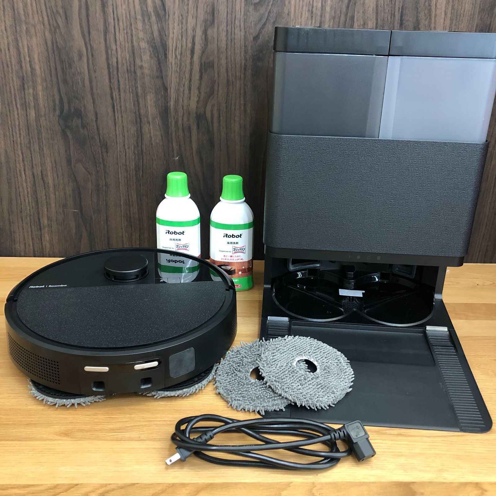 【美品】iRobot ルンバ Combo Plus 406 吸引・水拭き・モップ自動洗浄セット G186060