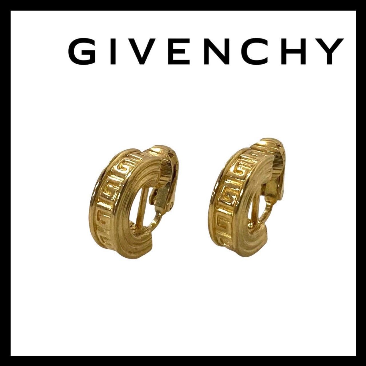 GIVENCHY ジバンシー ロゴ イヤリング ゴールド アクセサリー 【公式通販】