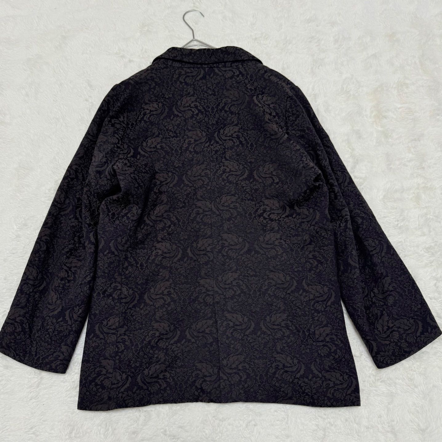 HARE VINTAGEジャガード2WAYジャケット 紫系 M 総柄 オーバーサイズ