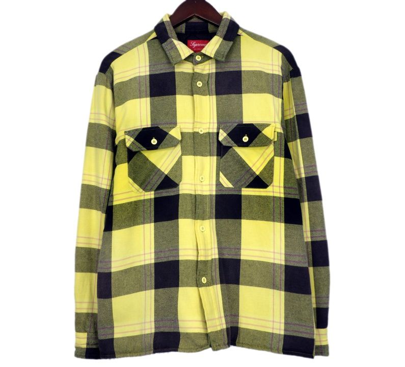 シュプリーム Supreme 20FW 【 Quilted Flannel Shirt 】 キルテッド フランネル 長袖 シャツ w26940