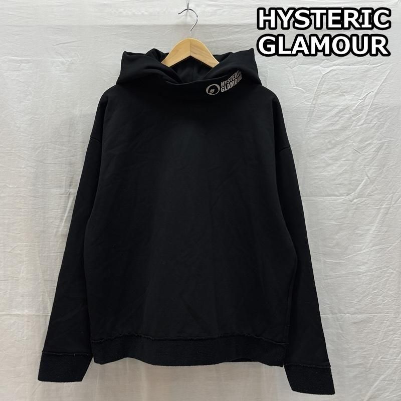 ヒステリックグラマー 01213CF04 HYS LOGO フェイクレイヤード プルオーバー フーディ パーカー ジャージ―素材 メンズ FREE ISItems【USED】【古着】【中古】50158855
