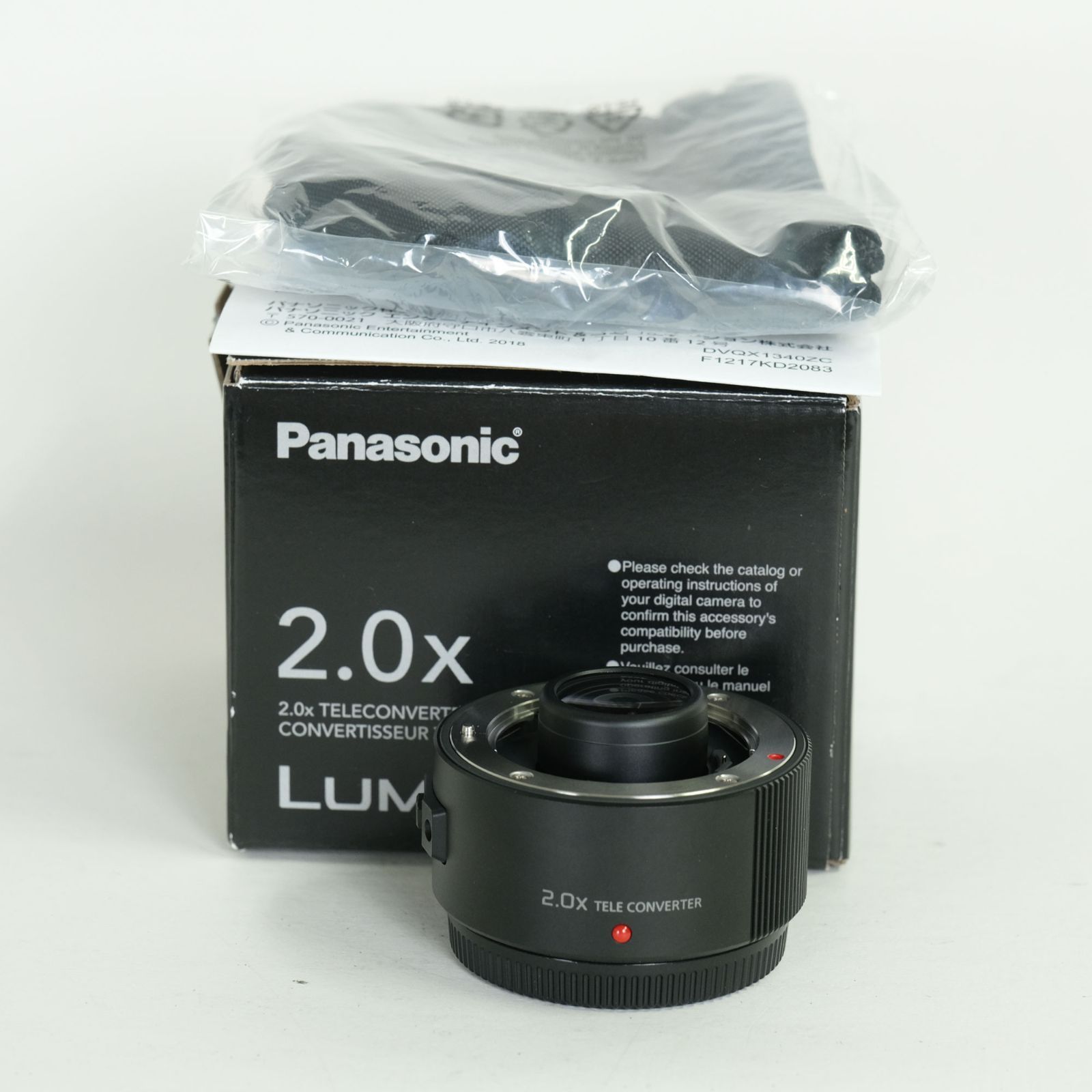 美品] Panasonic 2.0xテレコンバーター DMW-TC20 - メルカリ