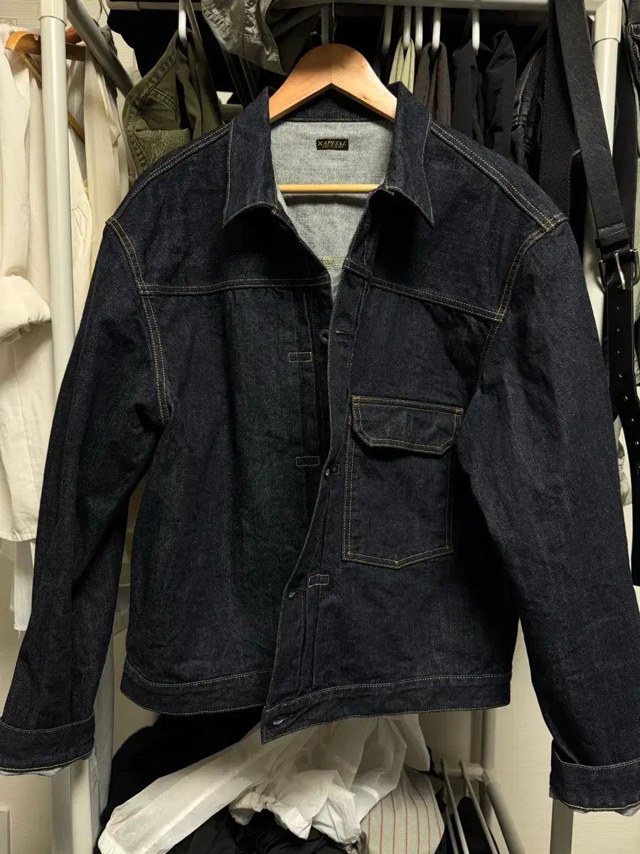 KAPITAL キャピタル 14oz デニム 1ST ONEウォッシュ ジャケット Indigo (5サイズ)