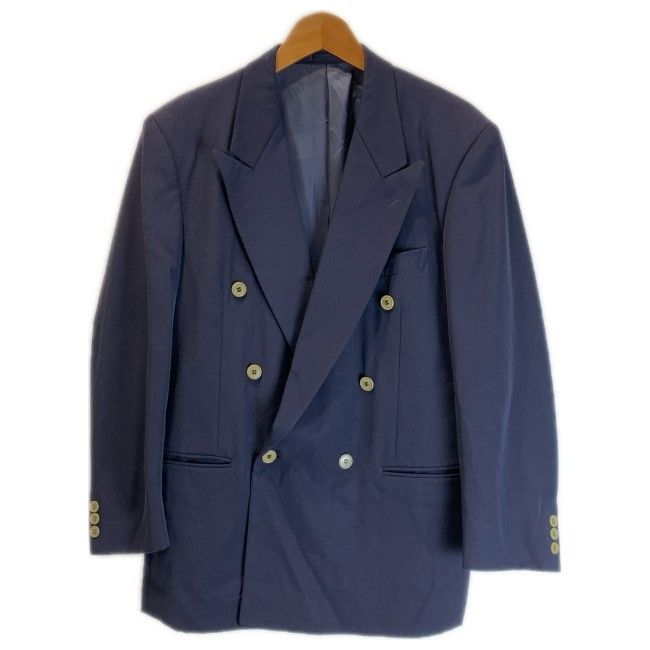 【中古】　Paul Smith　テーラードジャケット　ウールジャケット　ダブルボタン　無地　古着　/1584