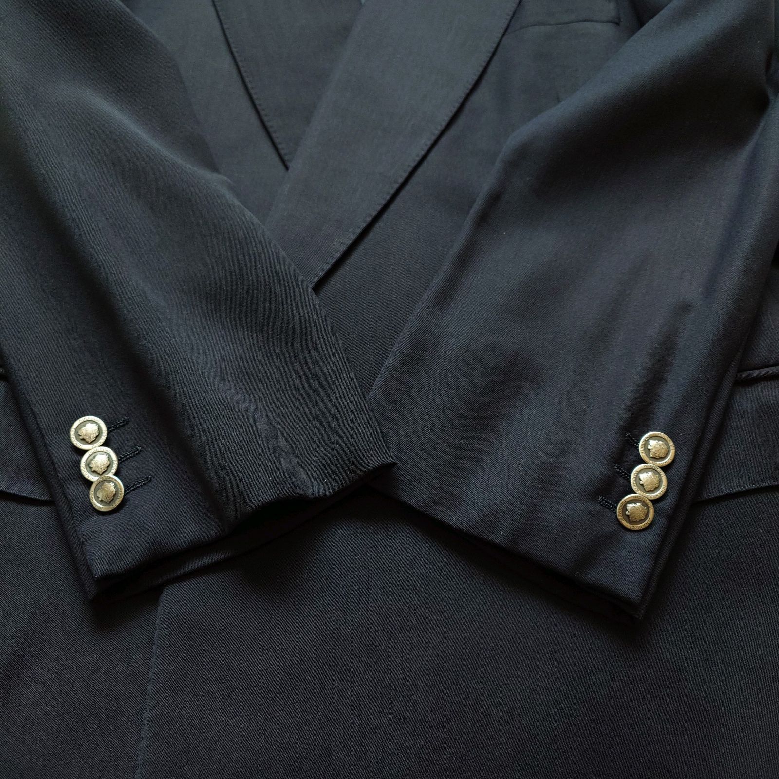 ニナリッチ NINA RICCI ゼニア Zegna イタリア生地 シルバー メタル