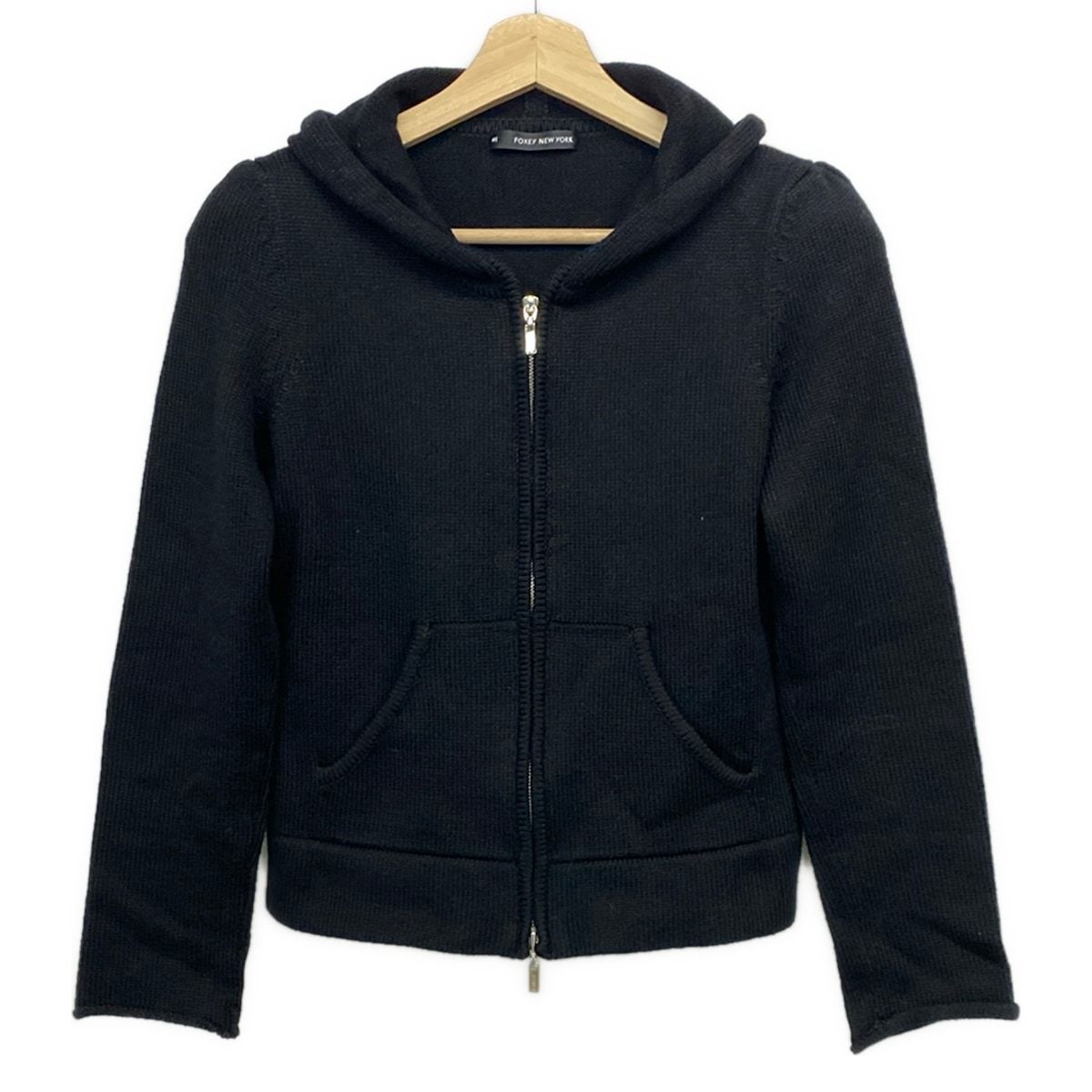 レディースファッション 「FOXEY NEW YORK」 ジップアップパーカー 40 