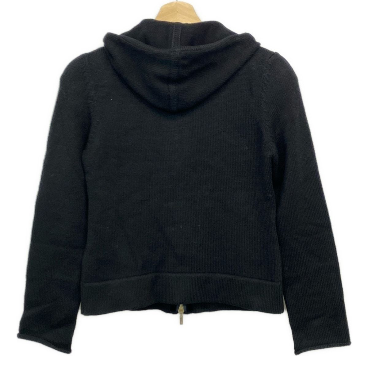 FOXEY(フォクシー) パーカー サイズ40 M レディース美品 - 黒 長袖