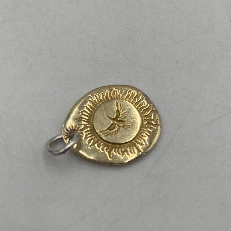 【中古品】 TADY&KING タディアンドキング K18メタルM イーグル ペンダントトップ アクセサリー ネイティブジュエリー 【191-260511-ks-11-tei】