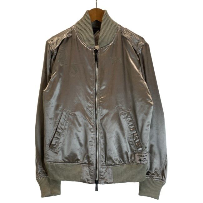 【中古】　DIESEL　スカジャン　ブルゾン　アウター　バック刺しゅう　エポーレット　古着　/1584