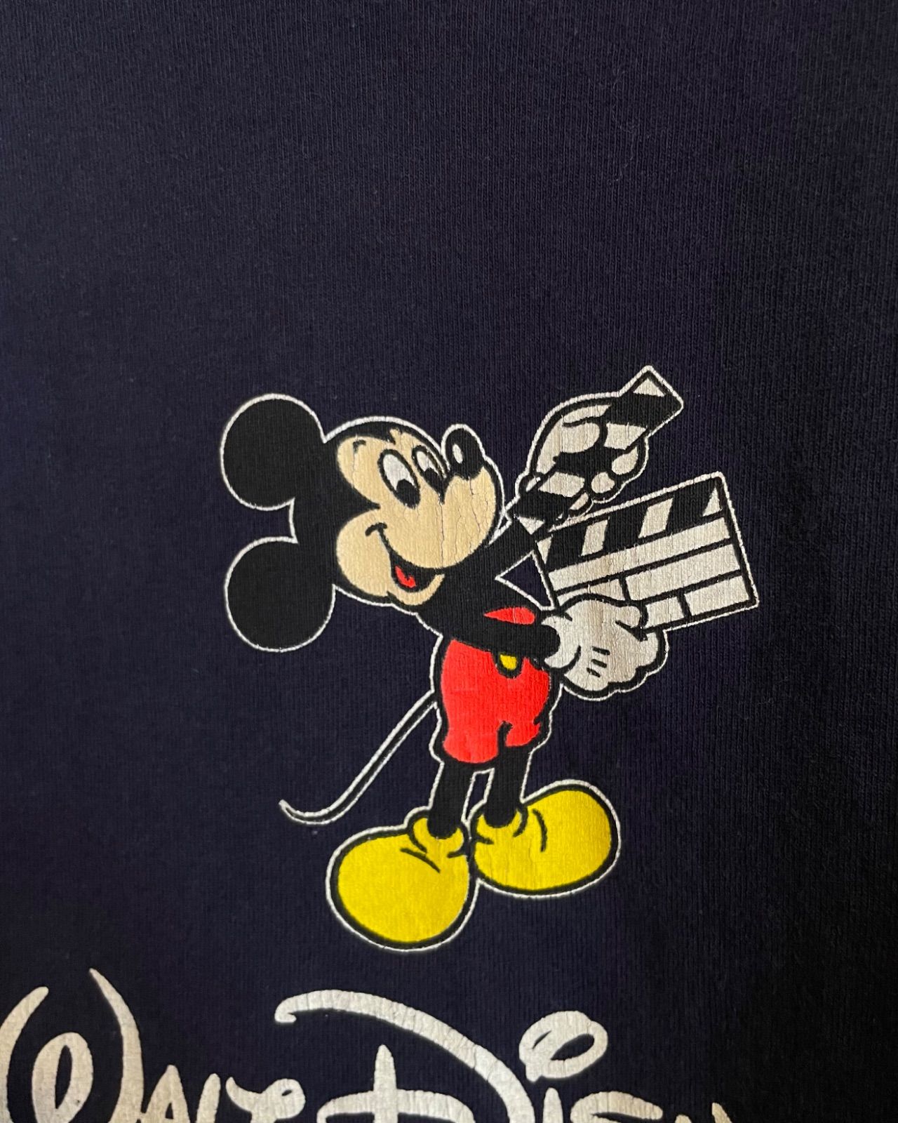 90s Disney DESIGNS(The Walt Disney Studios)Tシャツ(ネイビー・M・USA製) 3