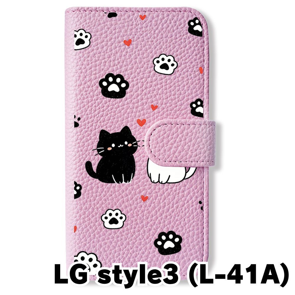 新品未使用】 LG style3 L-41A 手帳型スマホ ケース カバー (色 新品未使用】 LG style3 L-41A 手帳型スマホ ケース カバー (色