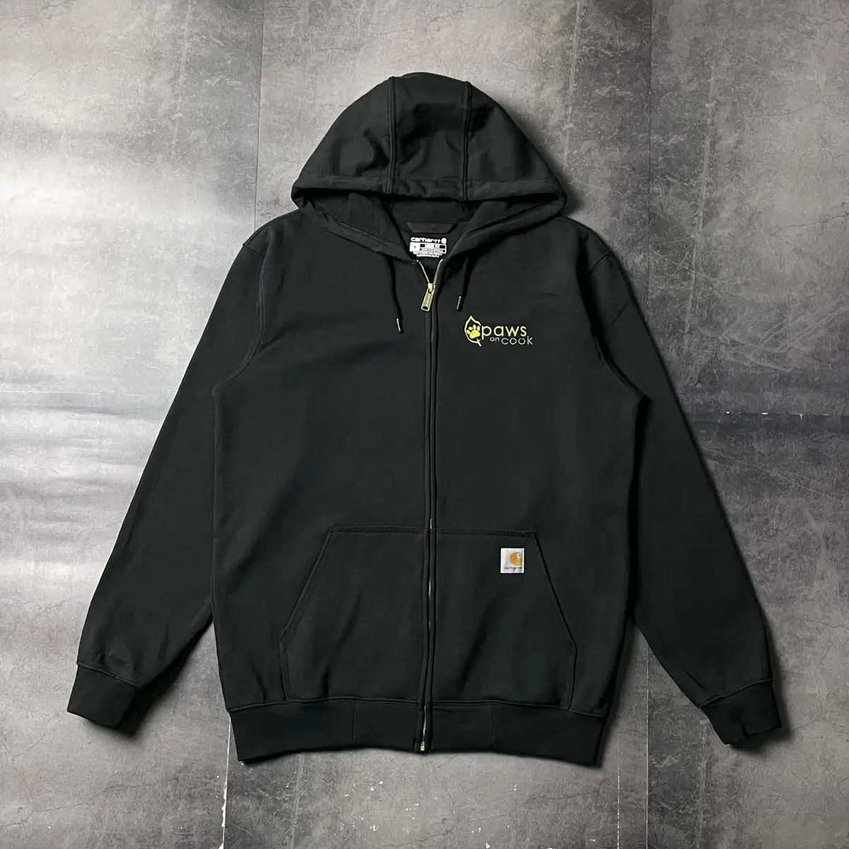 CARHARTT カーハート ヴィンテージ ブラック 起毛 フードジップアップ A00942