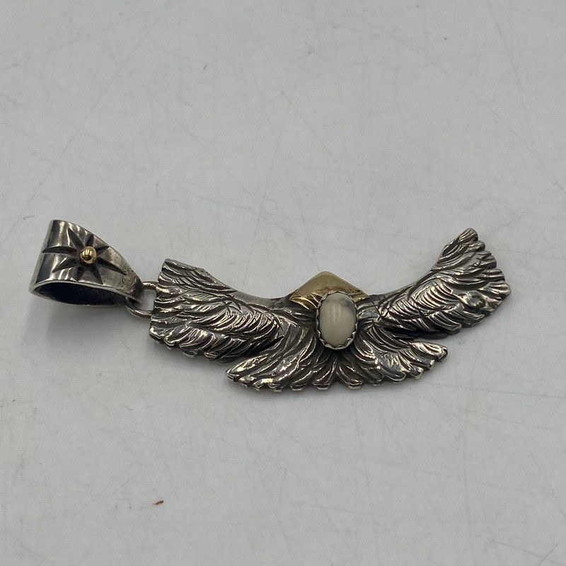 【中古品】 BIGHAND ビッグハンド 頭金イーグルトップ アクセサリー ペンダントトップ 刻印 2009 No4222 【191-260511-ks-16-tei】