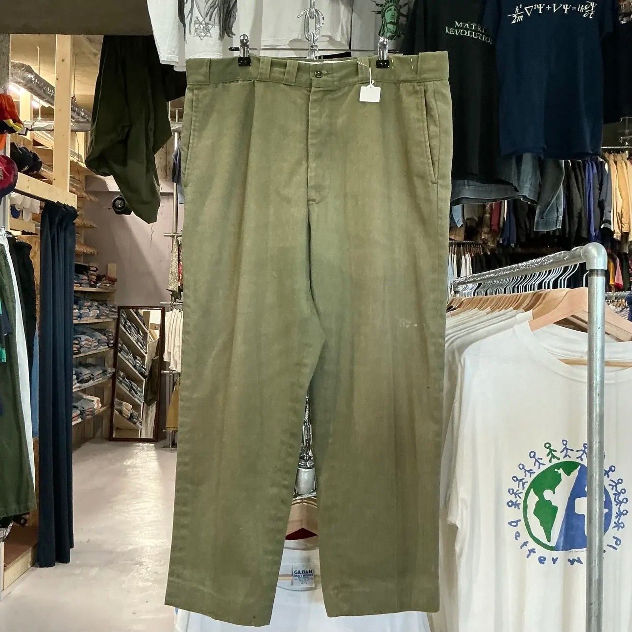 60s ~ Sears Whipcord Work Pants シアーズ ウィップコード ワークパンツ 9,900円
