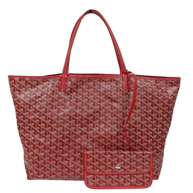 ゴヤール GOYARD サンルイGM レッド ゴヤールディンキャンバス レディース トートバッグ