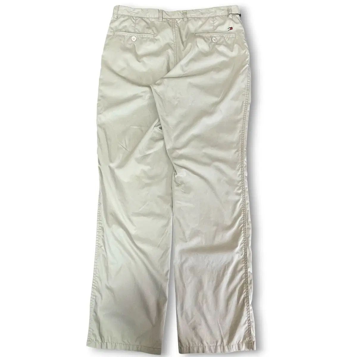 (36) Tommy Hilfiger トミーヒルフィガー アイボリー ナイロン 夏 パンツ (36) Tommy Hilfiger トミーヒルフィガー アイボリー ナイロン 夏 パンツ