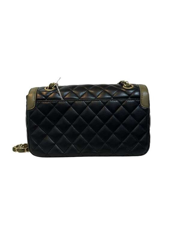 【プロフ見てね】CHANEL マトラッセ CHANEL シャネル マトラッセ レザー バイカラー ブラック カーキ