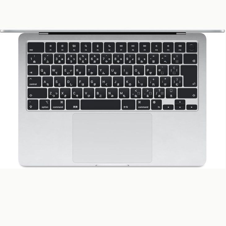 Apple MacBook Air 13.6inch MRXQ3J/A A3113 2024 TouchID [Apple M3 8コア 16GB SSD256GB 無線 BT カメラ Silver 純箱] ：美品