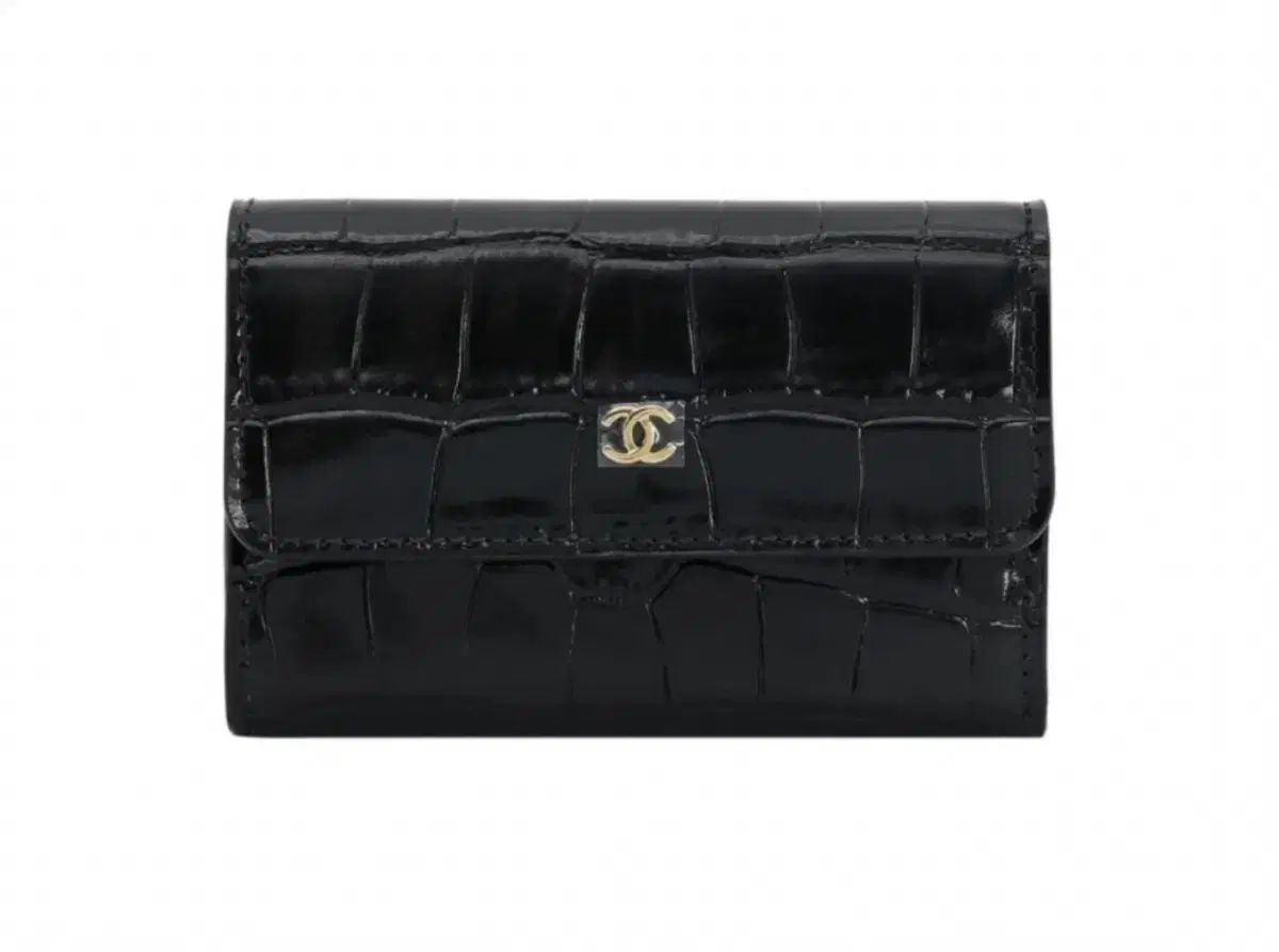 CHANEL シャネル クロコダイル エンボス加工 財布 新品 フルセット
