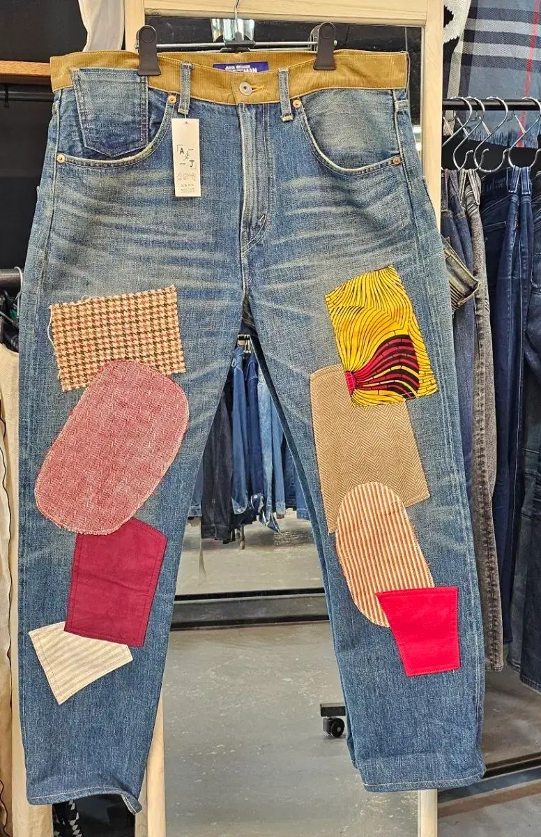 JUNYA WATANABE MAN(ジュンヤワタナベマン) パッチワーク デニム パンツ