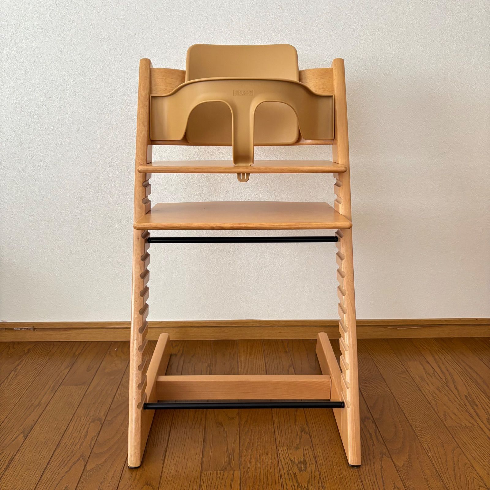 ストッケ トリップトラップ ベビーセット ナチュラル 人気カラー 美品